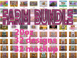 FARM TUMBLER DESIGN BUNDLE