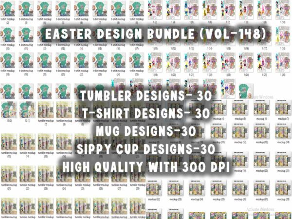 EASTER DESIGN BUNDLE (VOL-148)