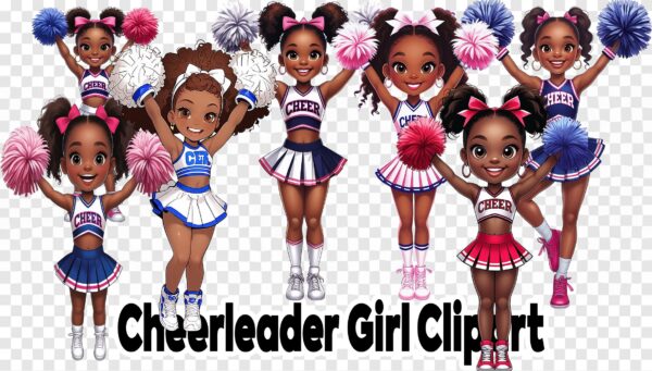 NEW Cheer Girl Clipart Bundle! (VOL-446)
