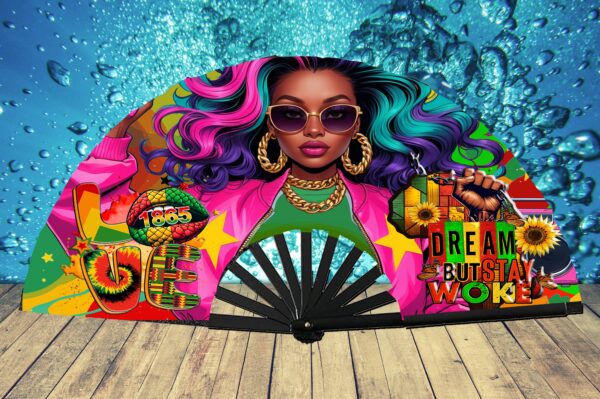 Juneteenth Clack Fan DESIGN PNG FILE – Dream Big Vibes