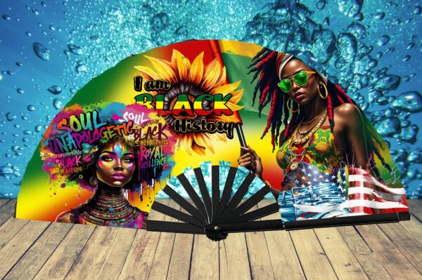 Juneteenth Clack Fan DESIGN PNG FILE – Freedom Vibes