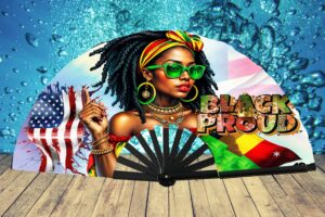 Juneteenth Clack Fan DESIGN PNG FILE – Power & Pride