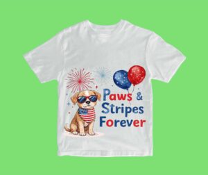 4TH OF JULY FREE T-SHIRT DESIGN