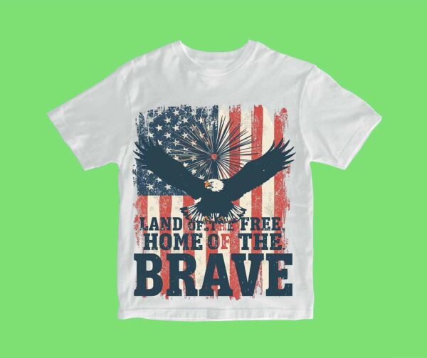 4TH OF JULY FREE T-SHIRT DESIGN