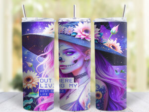 Free Download – 20oz Tumbler Design + Mockup
