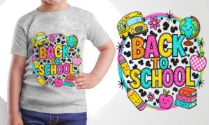 Free Kids Back to School PNG Design