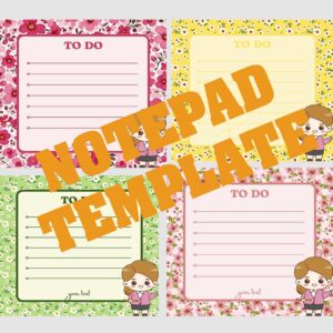 Free Editable Notepad Canva Template – Simple & Modern Design