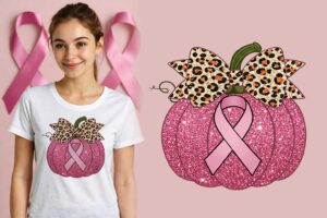 FREE Pink Glitter Witch Hat Awareness PNG