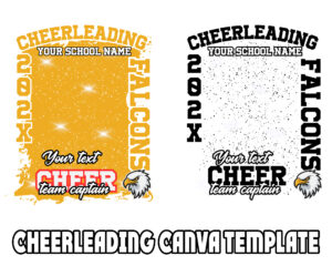 Cheerleading Canva Template – 100% FREE 💛